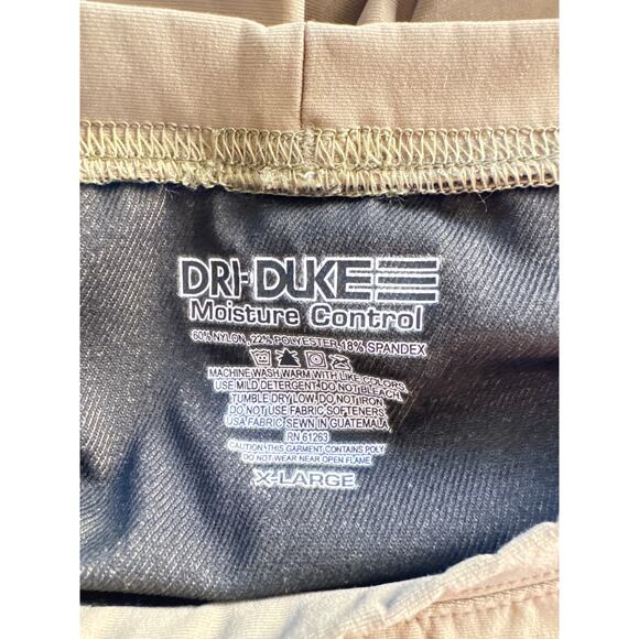 DRI-DUKE Moisture Control Tactical Long Sleeve Base Layer Shirt XL Tan - Picture 7 of 7